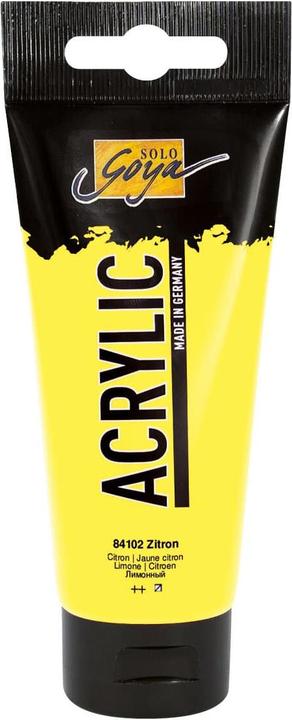 Actual product image Kreul Basic acrylic 100ml (Lemon calcite, 100 ml)