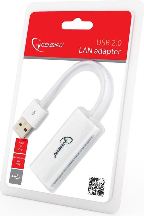 Productafbeelding Gembird NIC-U2-02 Netwerkadapter (USB, RJ45/LAN (1x))