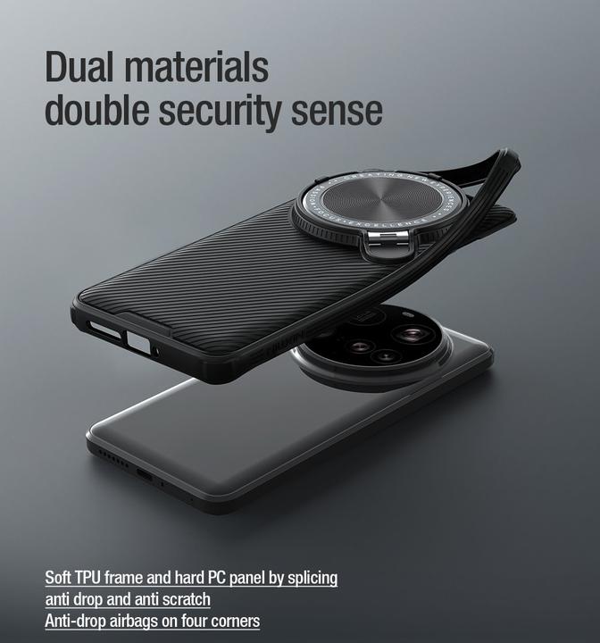 Actual product image Nillkin Back panel cover Xiaomi - CamShield Prop Case for Xiaomi 15 Ultra Black (Xiaomi 15 Ultra)