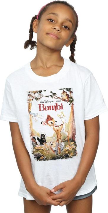 Produktbild Disney Bambi Retro Poster TShirt Mädchen (116)