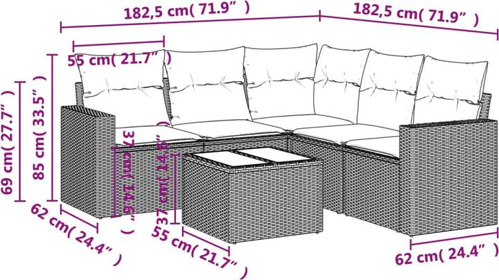 Produktbild vidaXL Naya