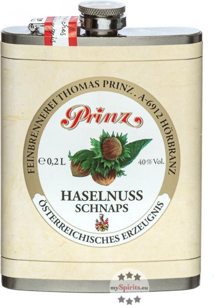 Produktbild Prinz Flachmann Haselnuss-Schnaps 0,2l