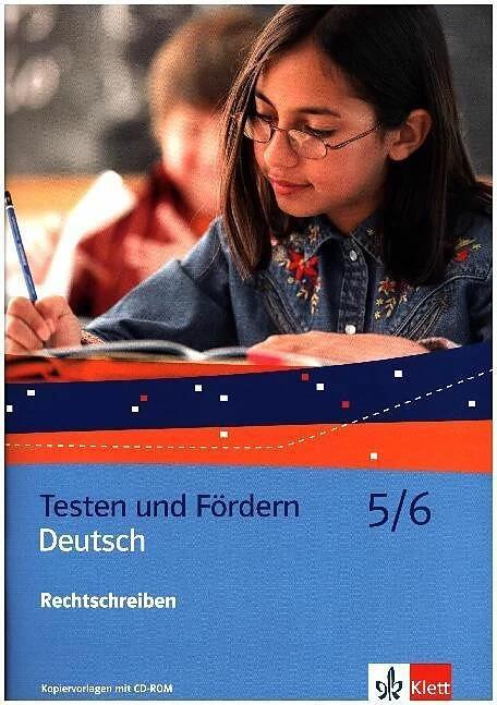 Produktbild Rechtschreibung 5./6. Schuljahr - Kopiervorlagen mit CD-ROM (Deutsch, Ernst Klett Verlag, 2008)