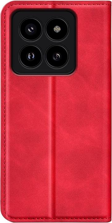 Produktbild Cover-Discount Xiaomi 14 Pro - Stand Flip Case Hülle rot (Xiaomi 14 Pro)