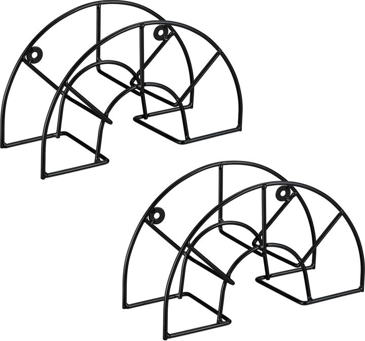 Relaxdays 2x Schlauchhalter (45 m)