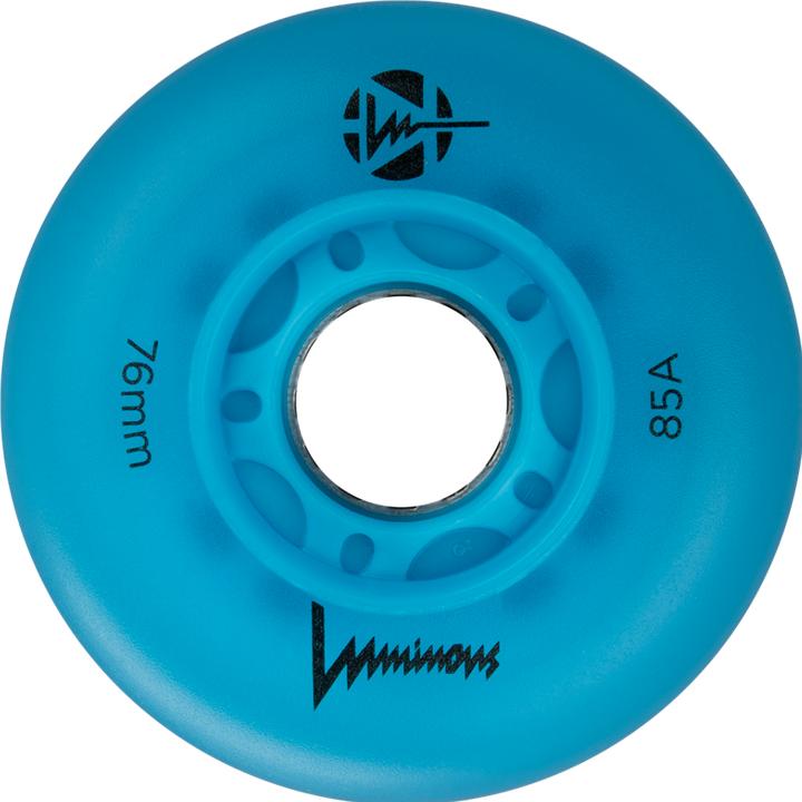 Seba Inline Skate Wheels Luminous LED Wheel 76mm 85A X1 2024 (76 mm)