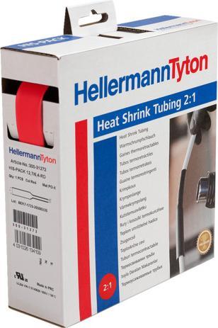 Produktbild HellermannTyton WarmschrumpfschlauchrotRolle (5 x)