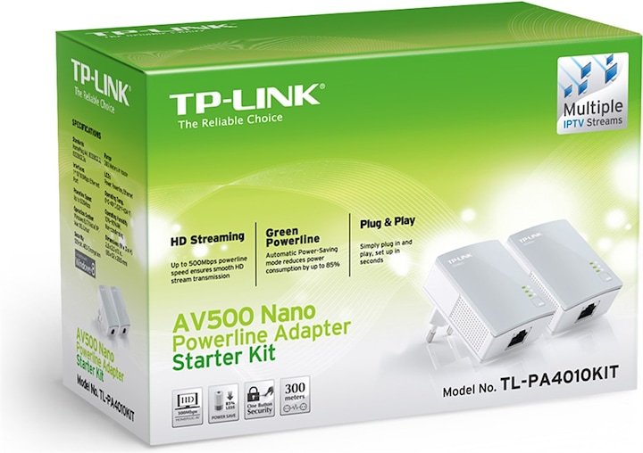 Produktbild TP-Link TL-PA4010 Kit (600 Mbit/s)