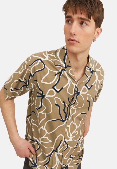 Image du produit Jack & Jones Jprbladrew Print Resort Shirt S/S Ln (XL)