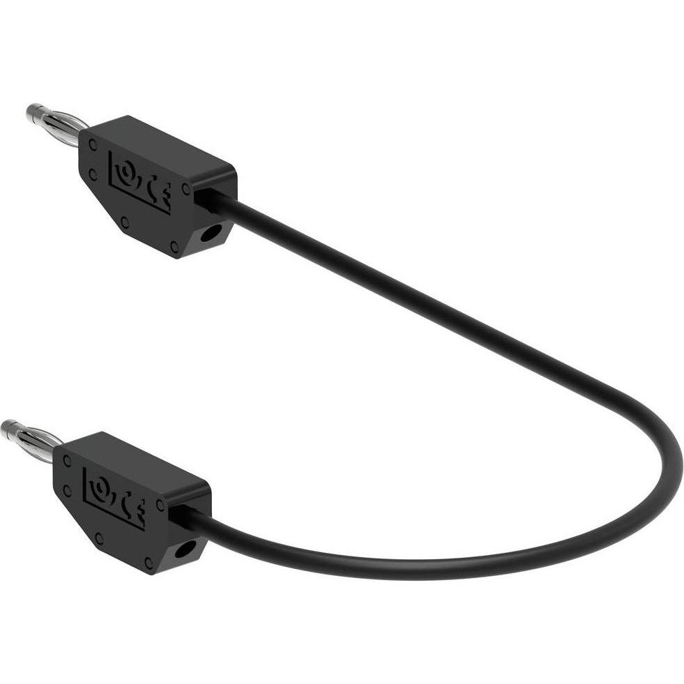 Electro PJP, Messleitung, 214-CD1-50N Messleitung (Bananenstecker - Bananenstecker) 0.50 m Sch