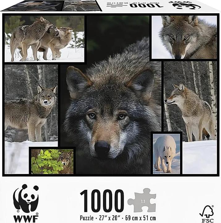 Produktbild WWF 1000-Puzzle Wolf (1000 Teile)