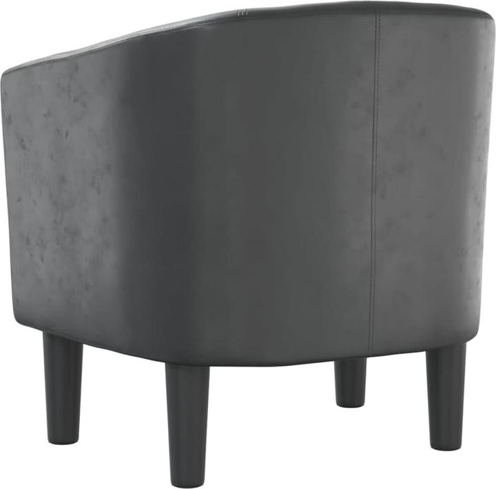 Produktbild VidaXL Clubsessel Grau Kunstleder,Farbe: Grau,Material: Kunstleder