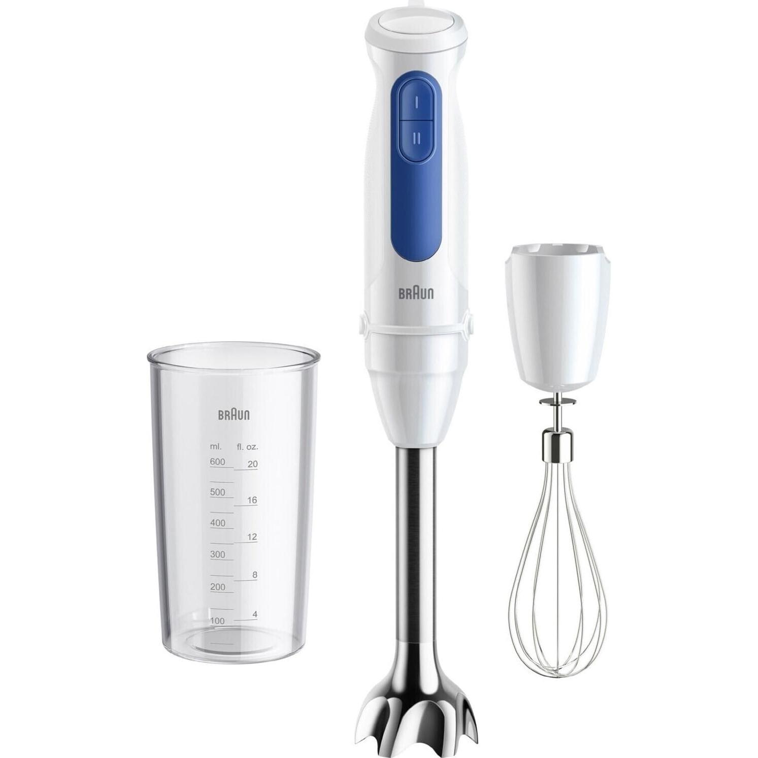 Braun BRA staafmixer MQ 30051M, Staafmixer, Wit, Blauw