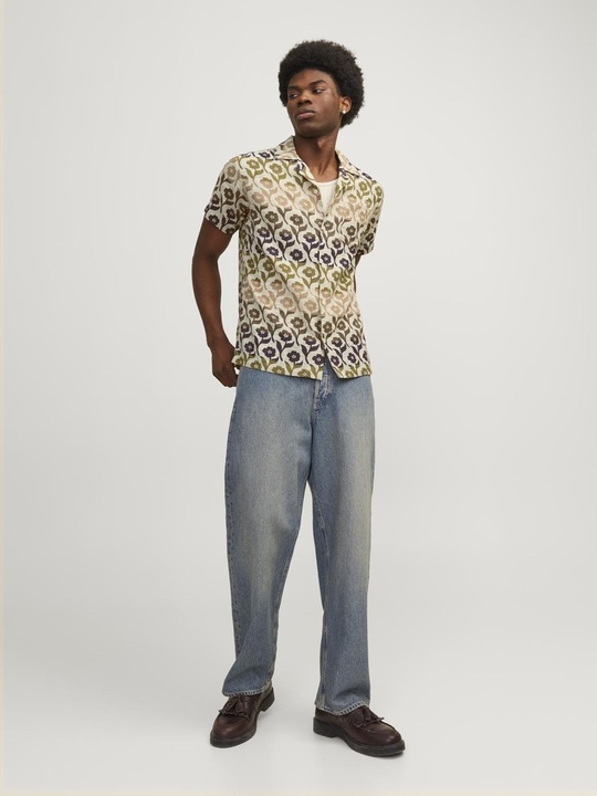 Image du produit Jack & Jones Jprbluflores Print Shirt S/S Ln (L)