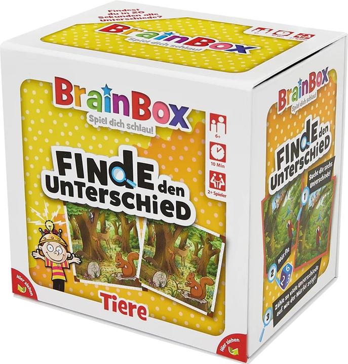 Actual product image Brainbox Find the difference - Animals (German)