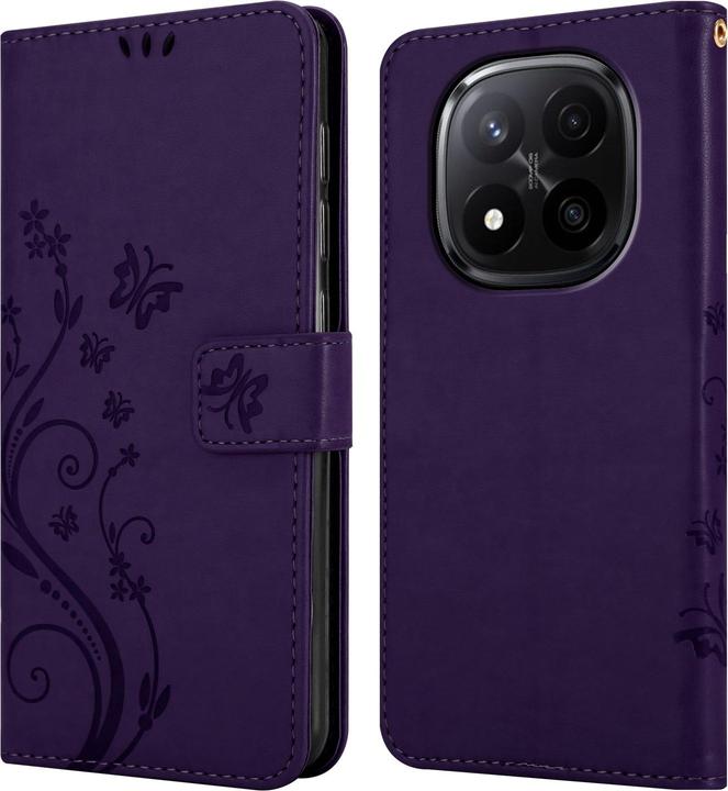 Produktbild Cadorabo Hülle für Xiaomi RedMi Note 14 Pro 5G mit Blumen Muster (Xiaomi Redmi Note 14 Pro 5G)