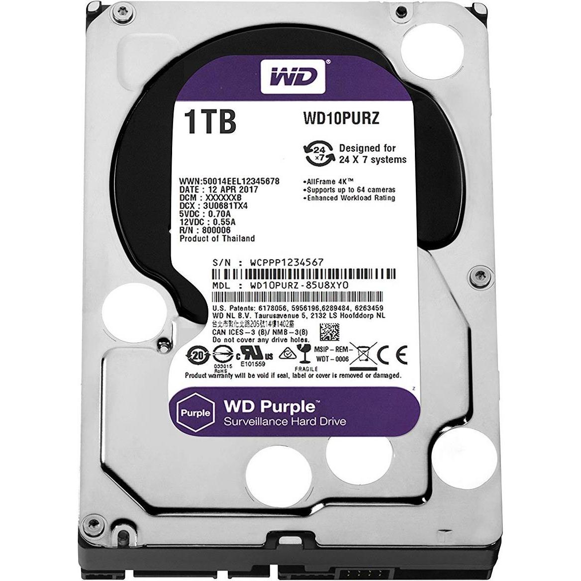 Thumbnail - WD Purple (1 TB, 3.5", CMR), Festplatte