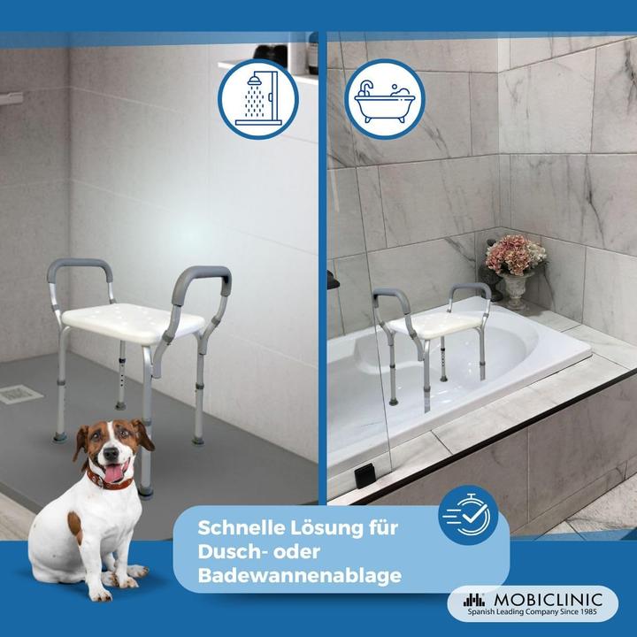 Produktbild Mobiclinic Duschstuhl (100 kg)