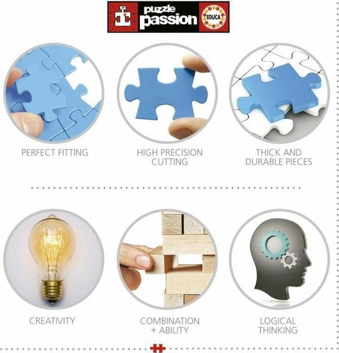 Produktbild Educa Puzzle Blumen-Elefant 500 dls (500 Teile)