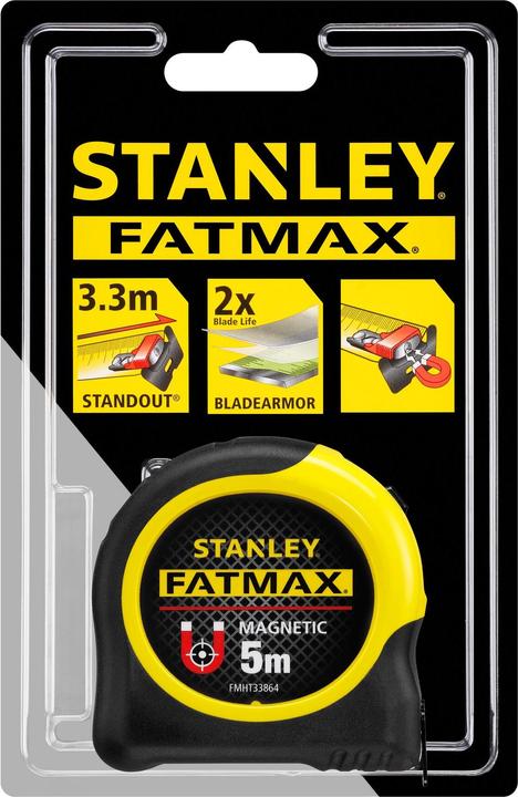 Produktbild Stanley FatMax magnetic roulette 5m x 32mm (5 m)