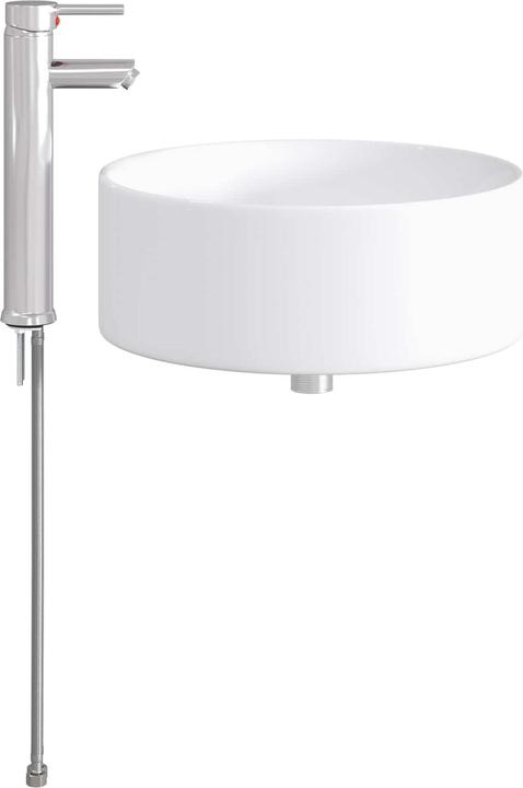 Produktbild vidaXL Badezimmerwaschbecken (405 mm, 405 mm)