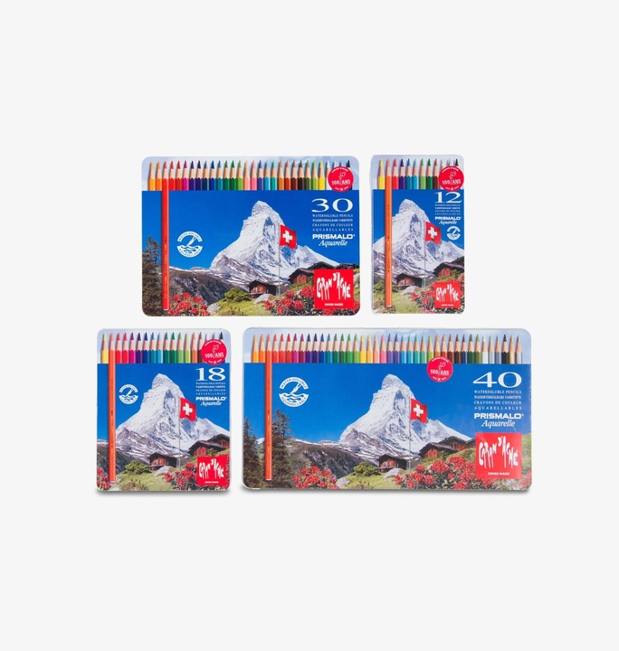 Actual product image Caran d'Ache Prismalo Aquarelle Metallschachtel (Multicoloured, 80 x)