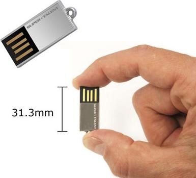 Produktbild Super Talent USB Memory, Chrome (32 GB, USB-A, USB 2.0)