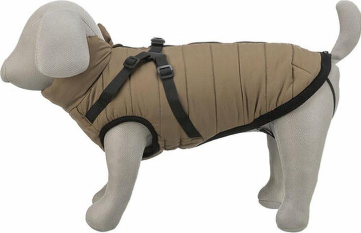 Image du produit Trixie Manteau d'hiver en harnais Pirou, M : 45 cm, sable (M, Manteau pour chien)