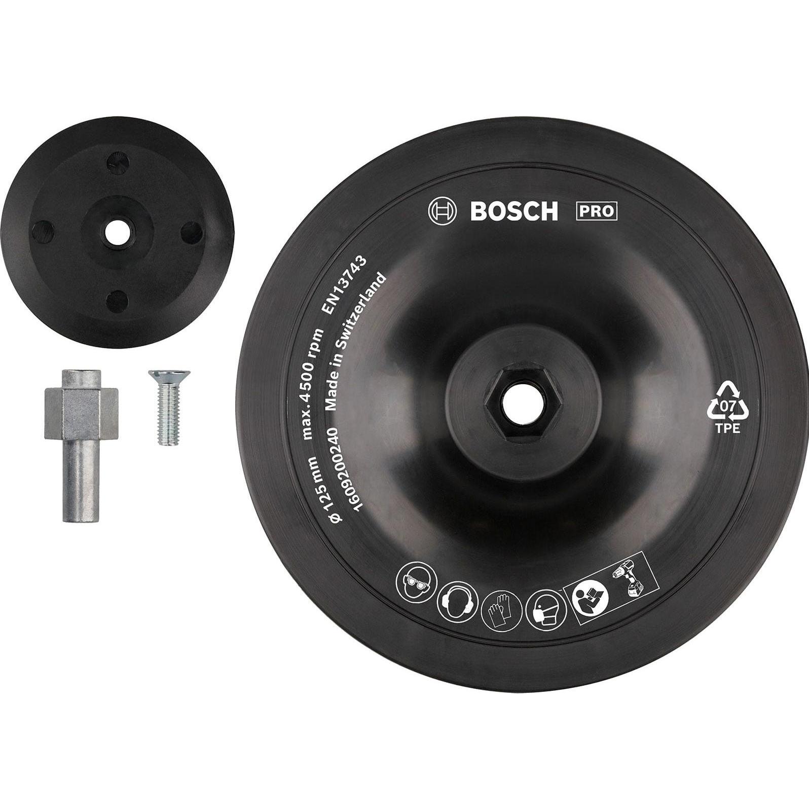 Bosch Professional Zubehör, Abrasivi, Platorello PRO, 125 x 8 mm