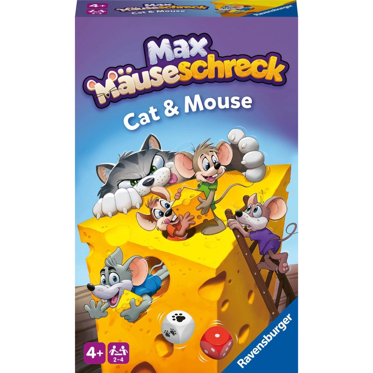 Ravensburger Max Mäuseschreck (Italienisch, Französisch, Deutsch)