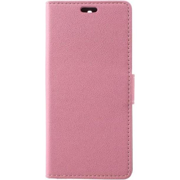 MU Classic Classic III Leder Bookcover Series (Nokia 5.1), Smartphone Hülle, Pink
