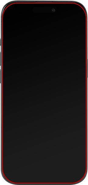Immagine prodotto Mobilize Schwarzer Rahmen Glas (1 pz., Apple iPhone 16 Pro, Apple iPhone 17, Apple iPhone 17 Pro)