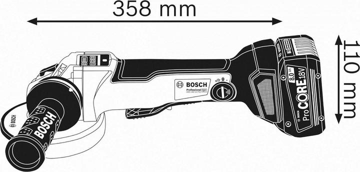 Produktbild Bosch Professional GWS 18V-10 PSC in L-BOXX Set (125 mm)
