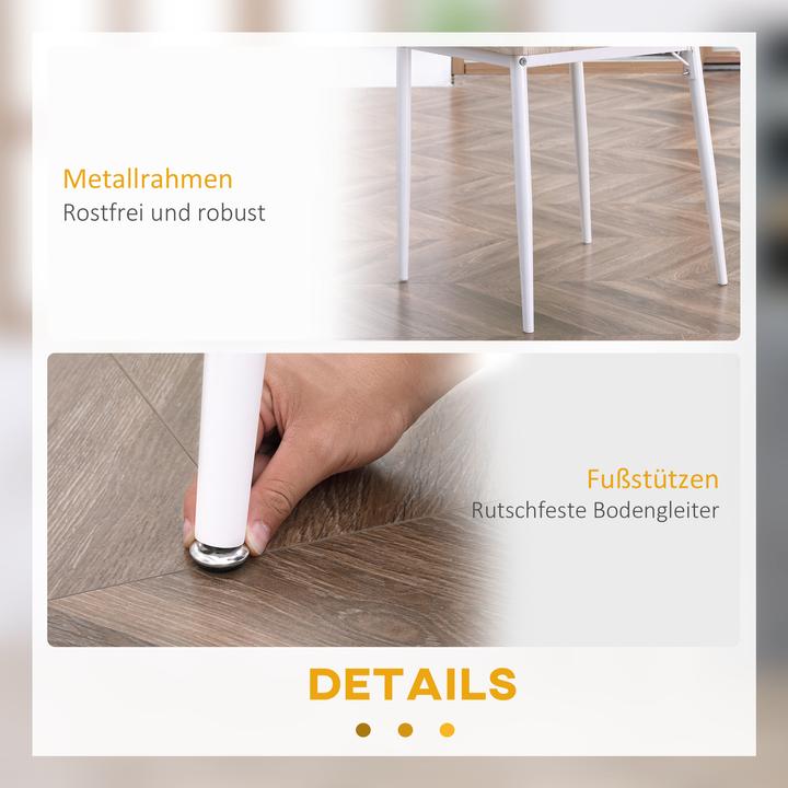 Actual product image Homcom Dining table group as a 3-piece set (MDF)