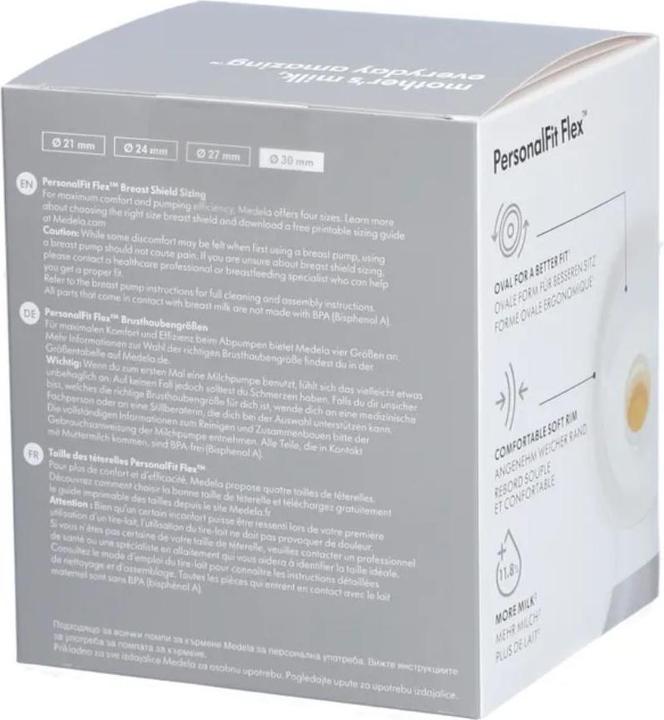 Actual product image Medela PersonalFit Flex, 2 chest tubes size L (27mm) (XL)