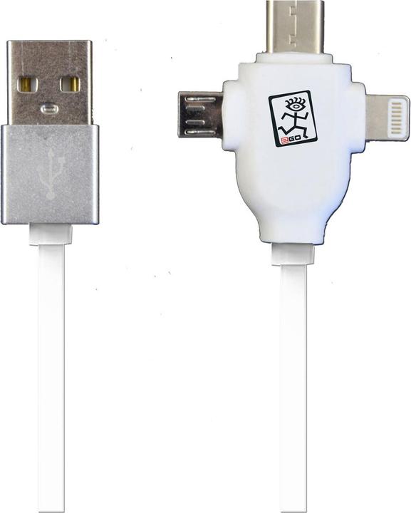 Produktbild 2GO Datenkabel UNI 3 in1 1m (1 m)