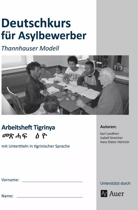 Produktbild Arbeitsheft Tigrinya - Deutschkurs Asylbewerber (Deutsch, K. Landherr, I. Streicher, H. D. Hörtrich, 2024)