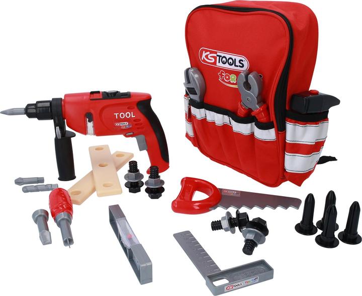 KS Tools Jeu d'outils avec sac à dos pour enfants