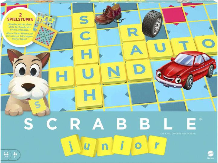 Mattel Games Scrabble Junior (German, 2 - 4 Players)