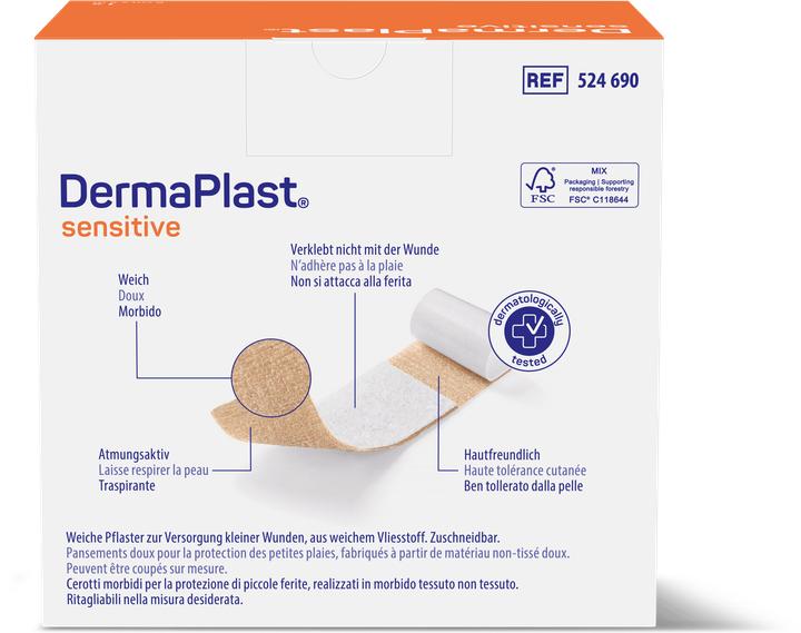 Produktbild DermaPlast Sens Schnellverb 8cmx5m bei (1 x)
