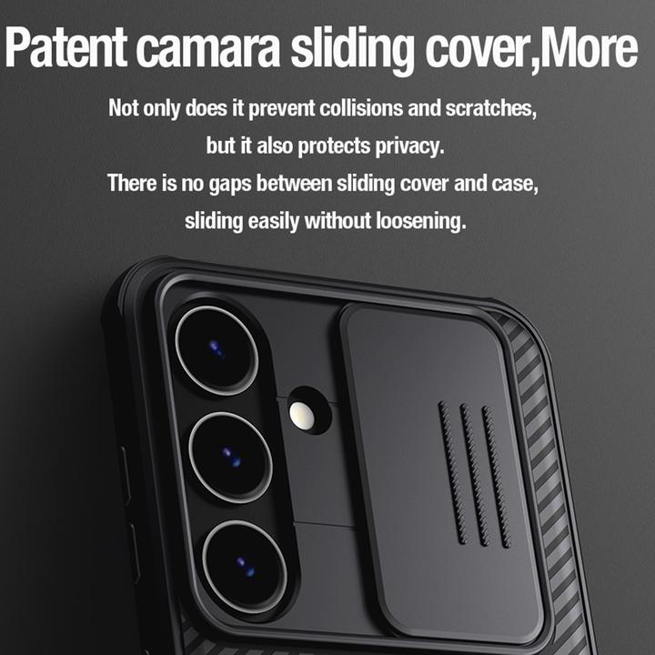 Actual product image NoName Nillkin CamShield PRO Magnetic Zadní Kryt pro Samsung Galaxy S24 Black (Samsung Galaxy S24)