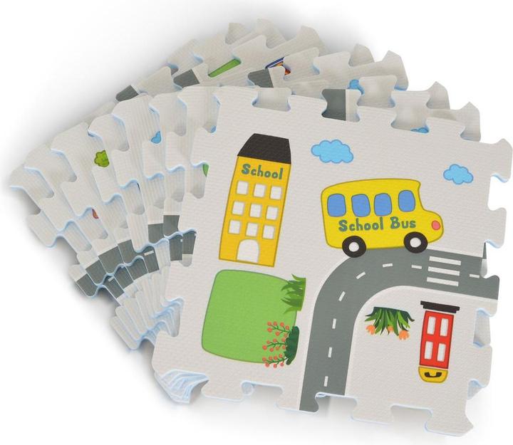 Produktbild Moni Spielmatte Road Truck 8-teilig (124 x 62 cm)