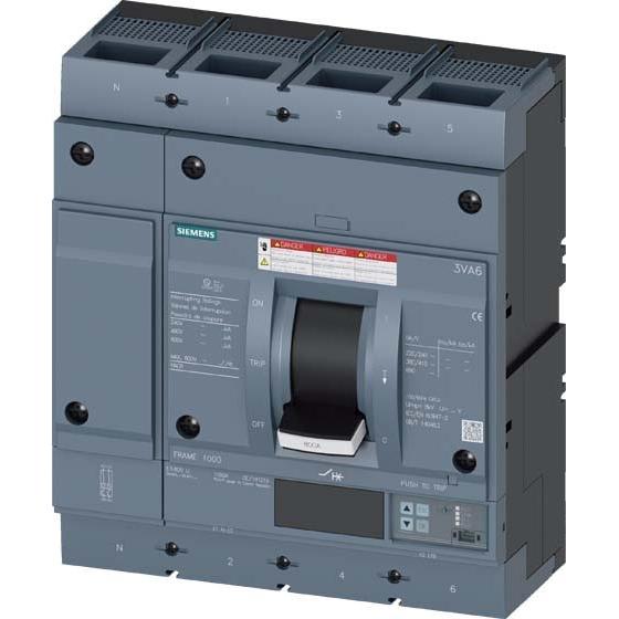 Siemens, Schutzschalter, Leistungsschalter 600A 4p 240-600A/In 3VA6560-6KL42-2AA0