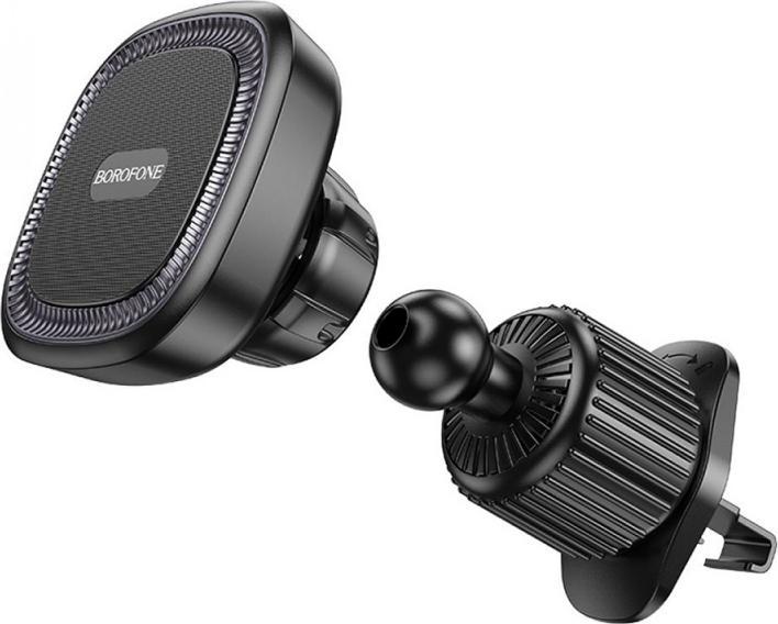 Actual product image Borofone - Car Holder (BH96) - Magnetic, for Air Vent, 360° Adjust - Black Gray
