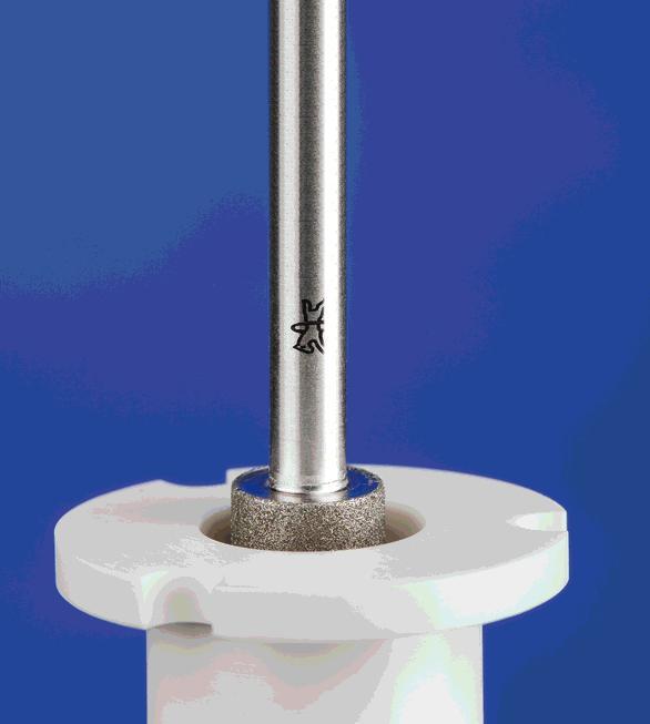 Actual product image Pferd Diamond grinding pin cyl. Ø2.6 mm shankØ3 mm D126 (with) for grinding bores/radii