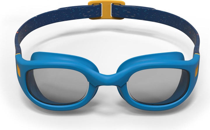Immagine prodotto Nabaiji Occhialini da nuoto misura piccola trasparenti - Blu/giallo morbido (S)