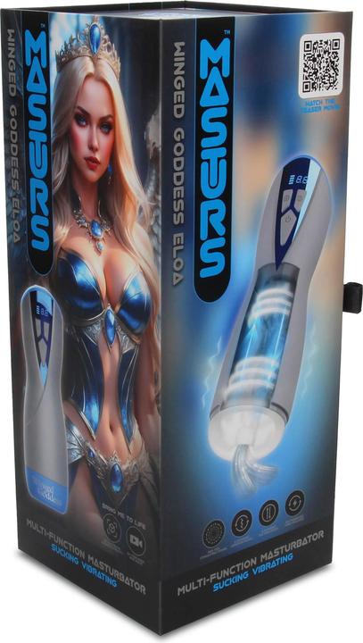 Actual product image Masturs Eloa Geflügelte Göttin Usb-Vibrator Masturbator