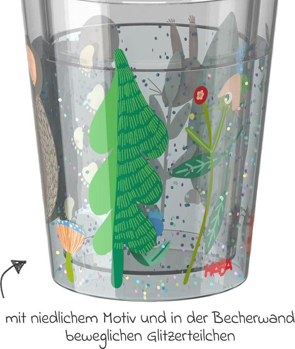 Produktbild Haba Glitzerbecher Wald