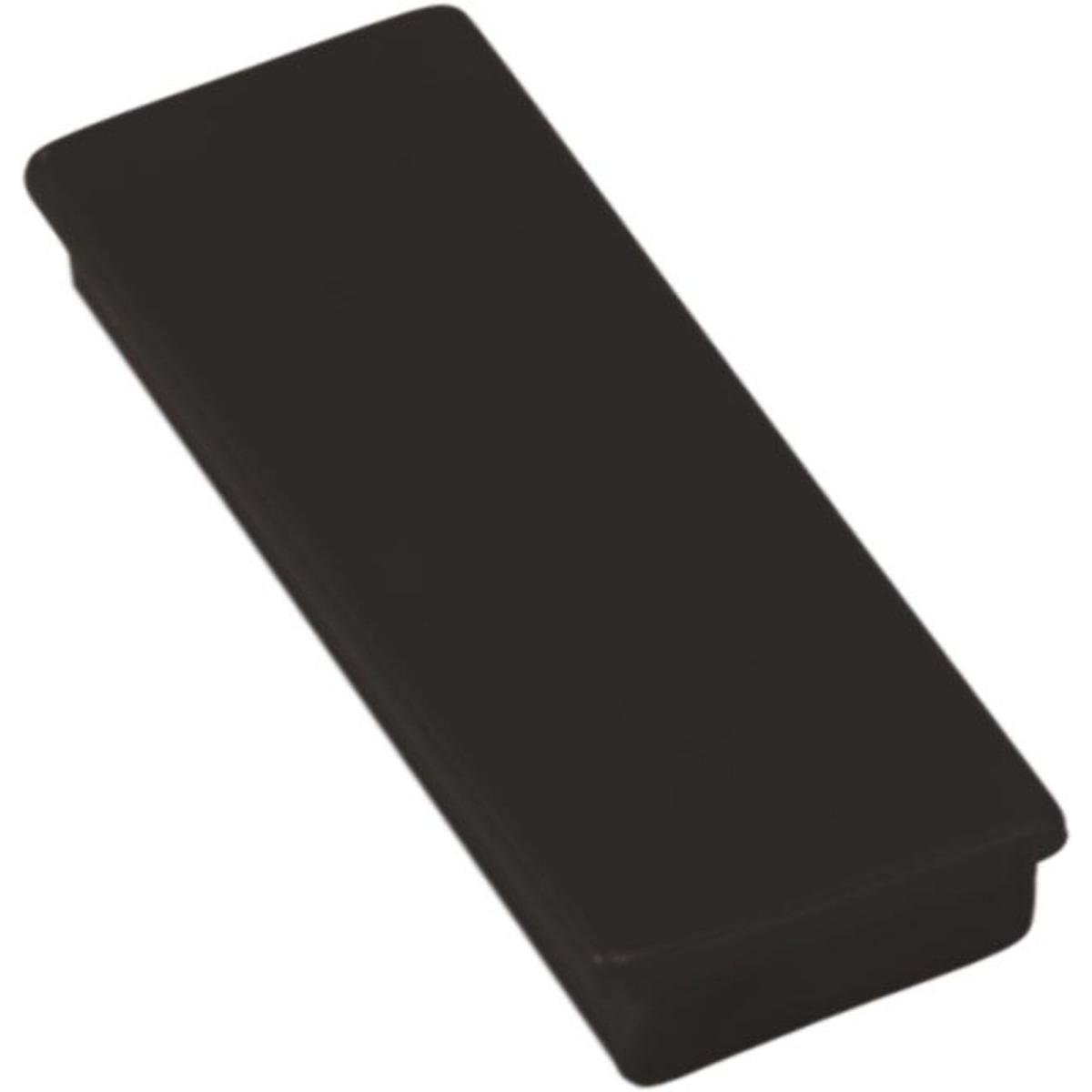 Thumbnail - Ecobra, Magnet, Rechteckmagnet Hartferrit Ferrotafel 55,0x22,5x8,5mm schwarz VE=10 Stück (10 x)