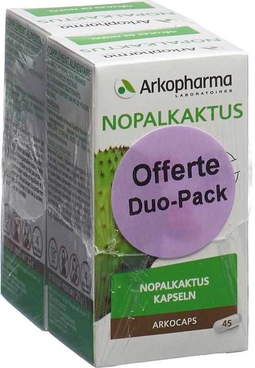 Actual product image Arkopharma Arkocaps Nopalkaktus Kapseln (90 Piece, Capsules, 92 g)